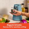 imagebella Electric Can Opener and Knife Sharpener Multifunctional Jar and Bottle Opener with Removable Cutting Lever and Cord Storage Stainless Steel Blade SurfSurf