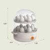 imagebella Electric Egg Cooker 14 Eggs Capacity Tray Double Stack for Poached Scrambled Hard Medium ampamp Soft Boiled Eggs Omelets and Steamed Dumplings Auto Shutoff 360 Watt BlossomOatmilk