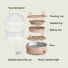 imagebella Electric Egg Cooker 14 Eggs Capacity Tray Double Stack for Poached Scrambled Hard Medium ampamp Soft Boiled Eggs Omelets and Steamed Dumplings Auto Shutoff 360 Watt BlossomBlossom