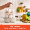 imagebella Electric Egg Cooker 14 Eggs Capacity Tray Double Stack for Poached Scrambled Hard Medium ampamp Soft Boiled Eggs Omelets and Steamed Dumplings Auto Shutoff 360 Watt BlossomOatmilk