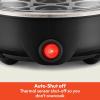 imagebella Electric Egg Cooker 14 Eggs Capacity Tray Double Stack for Poached Scrambled Hard Medium ampamp Soft Boiled Eggs Omelets and Steamed Dumplings Auto Shutoff 360 Watt BlossomBlack