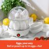 imagebella Electric Egg Cooker 14 Eggs Capacity Tray Double Stack for Poached Scrambled Hard Medium ampamp Soft Boiled Eggs Omelets and Steamed Dumplings Auto Shutoff 360 Watt BlossomWhite