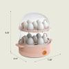 imagebella Electric Egg Cooker 14 Eggs Capacity Tray Double Stack for Poached Scrambled Hard Medium ampamp Soft Boiled Eggs Omelets and Steamed Dumplings Auto Shutoff 360 Watt BlossomBlossom