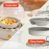 imagebella Electric Egg Cooker 14 Eggs Capacity Tray Double Stack for Poached Scrambled Hard Medium ampamp Soft Boiled Eggs Omelets and Steamed Dumplings Auto Shutoff 360 Watt BlossomOatmilk
