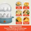 imagebella Electric Egg Cooker 14 Eggs Capacity Tray Double Stack for Poached Scrambled Hard Medium ampamp Soft Boiled Eggs Omelets and Steamed Dumplings Auto Shutoff 360 Watt BlossomSurf