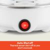 imagebella Electric Egg Cooker 14 Eggs Capacity Tray Double Stack for Poached Scrambled Hard Medium ampamp Soft Boiled Eggs Omelets and Steamed Dumplings Auto Shutoff 360 Watt BlossomWhite