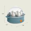 imagebella Electric Egg Cooker 7 Eggs Capacity Tray Single Stack for Poached Scrambled Hard Medium ampamp Soft Boiled Eggs Omelets and Steamed Dumplings Auto Shutoff 360 Watt BlossomSurf