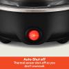imagebella Electric Egg Cooker 7 Eggs Capacity Tray Single Stack for Poached Scrambled Hard Medium ampamp Soft Boiled Eggs Omelets and Steamed Dumplings Auto Shutoff 360 Watt BlossomBlack