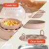 imagebella Electric Egg Cooker 7 Eggs Capacity Tray Single Stack for Poached Scrambled Hard Medium ampamp Soft Boiled Eggs Omelets and Steamed Dumplings Auto Shutoff 360 Watt BlossomBlossom
