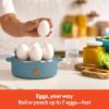 imagebella Electric Egg Cooker 7 Eggs Capacity Tray Single Stack for Poached Scrambled Hard Medium ampamp Soft Boiled Eggs Omelets and Steamed Dumplings Auto Shutoff 360 Watt BlossomSurf