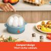 imagebella Electric Egg Cooker 7 Eggs Capacity Tray Single Stack for Poached Scrambled Hard Medium ampamp Soft Boiled Eggs Omelets and Steamed Dumplings Auto Shutoff 360 Watt BlossomSurf