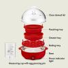imagebella Electric Egg Cooker 7 Eggs Capacity Tray Single Stack for Poached Scrambled Hard Medium ampamp Soft Boiled Eggs Omelets and Steamed Dumplings Auto Shutoff 360 Watt BlossomRed