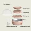 imagebella Electric Egg Cooker 7 Eggs Capacity Tray Single Stack for Poached Scrambled Hard Medium ampamp Soft Boiled Eggs Omelets and Steamed Dumplings Auto Shutoff 360 Watt BlossomBlossom