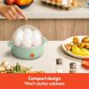 imagebella Electric Egg Cooker 7 Eggs Capacity Tray Single Stack for Poached Scrambled Hard Medium ampamp Soft Boiled Eggs Omelets and Steamed Dumplings Auto Shutoff 360 Watt BlossomSeaglass