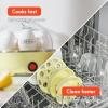 imagebella Electric Egg Cooker 7 Eggs Capacity Tray Single Stack for Poached Scrambled Hard Medium ampamp Soft Boiled Eggs Omelets and Steamed Dumplings Auto Shutoff 360 Watt BlossomYellow