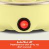 imagebella Electric Egg Cooker 7 Eggs Capacity Tray Single Stack for Poached Scrambled Hard Medium ampamp Soft Boiled Eggs Omelets and Steamed Dumplings Auto Shutoff 360 Watt BlossomYellow