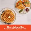 imagebella FlipnStore Waffle Maker with EverGood Ceramic Nonstick Coating Fitsanywhere Kitchenware Power Indicator Light Cool Touch Handle ampamp Cord Wrap 7 Wide ampamp 1quot Deep Plates 1000 Watt OatmilkSeaglass