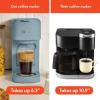 imagebella VersaBrew 2in1 Coffee Maker KCup compatible Brew 3 Sizes Carafes ampamp Single Serve Cups Dishwasher Safe Reusable Filter ampamp Filter Holder Iced Coffee Function 60oz Tank OatmilkSurf