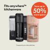 imagebella VersaBrew 2in1 Coffee Maker KCup compatible Brew 3 Sizes Carafes ampamp Single Serve Cups Dishwasher Safe Reusable Filter ampamp Filter Holder Iced Coffee Function 60oz Tank OatmilkBlossom