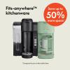 imagebella VersaBrew 2in1 Coffee Maker KCup compatible Brew 3 Sizes Carafes ampamp Single Serve Cups Dishwasher Safe Reusable Filter ampamp Filter Holder Iced Coffee Function 60oz Tank OatmilkSeaglass