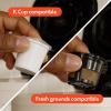 imagebella VersaBrew 2in1 Coffee Maker KCup compatible Brew 3 Sizes Carafes ampamp Single Serve Cups Dishwasher Safe Reusable Filter ampamp Filter Holder Iced Coffee Function 60oz Tank OatmilkBlossom