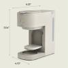 imagebella VersaBrew 2in1 Coffee Maker KCup compatible Brew 3 Sizes Carafes ampamp Single Serve Cups Dishwasher Safe Reusable Filter ampamp Filter Holder Iced Coffee Function 60oz Tank OatmilkOatmilk