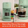 imagebella VersaBrew 2in1 Coffee Maker KCup compatible Brew 3 Sizes Carafes ampamp Single Serve Cups Dishwasher Safe Reusable Filter ampamp Filter Holder Iced Coffee Function 60oz Tank OatmilkSeaglass