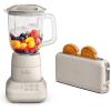 imageBELLA 10 speed Flip ampamp Store Countertop Blender  2 Slice Slim toaster Fitsanywhere Kitchenware Smart Toaster w 6 Shades Control ampamp Smoothie Blender w 48oz Capacity Pitcher Oatmilk