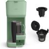 imageBELLA Single Serve Coffee Maker K Cup ampamp Coffee Ground Compatible with Removable Adjustable Drip Tray Auto Shutoff ampamp Reusable Dishwasher Safe Accessories Brews 6oz to 14oz 1000 Watt BlossomSeaglass