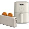 imageBELLA Slim 2 Slice Toaster  4Qt Slim Air Fryer Fitsanywhere Kitchenware Small Air Fryer w 6 Preset Cooking Options and Slim Toaster w 6 Shades Control Oatmilk