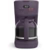 imagebella 12 cup Programmable Coffee MakerPlum