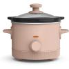 imagebella 15 Qt Slow Cooker with 3 Heat Manual Control Ceramic Nonstick Coating Dishwasher Safe Stoneware Pot and Tempered Glass Lid Tangle Free Cord Wrap ampamp Cool Touch Handles BlossomBlossom