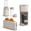 imagebella 2 Slice Slim Toaster  6 Pcs Rocket Blender  Single Serve Kcup Coffee Maker Smart Toaster w 6 Shades Control Portable Smoothie Maker ampamp Compact Coffee Machine OatmilkOatmilk