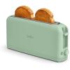 imagebella 2 Slice Slim Toaster Fitsanywhere Kitchenware 6 Setting Shade Control with Reheat ampamp Cancel Buttons Fits sourdough 10 Long Slot Anti Jam ampamp Auto Shutoff 900 Watt OatmilkSeaglass
