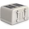 imagebella 4 Slice Toaster 6 Setting Shade Control with Reheat ampamp Cancel Buttons Removable Crumb Tray Anti Jam ampamp Auto Shutoff 900 Watt SurfOatmilk