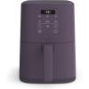 imagebella 6 Qt Slim Air Fryer Fitsanywhere Kitchenware EverGood Ceramic Nonstick Coating Adjustable Temperature 6 Preset Cooking Options 60 Min Auto Shutoff w Audible Tone 5lb Capacity OatmilkPlum