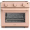 imagebella Air Fry Toaster Oven 7 Preset Cooking Options DishwasherSafe EverGood Coated Trays Included 60Minute Auto Shutoff w Audible Timer Power Indicator Light 1700 Watt OatmilkBlossom