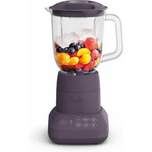 imagebella 10 Speed Countertop Blender Juicer ampamp Smoothie Maker Fitsanywhere Kitchenware Slim Flip ampamp Store Design Dishwasher Safe 48oz Capacity Pitcher ampamp Lid Stainless Steel Blade 450 Watt OatmilkPlum