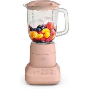imagebella 10 Speed Countertop Blender Juicer ampamp Smoothie Maker Fitsanywhere Kitchenware Slim Flip ampamp Store Design Dishwasher Safe 48oz Capacity Pitcher ampamp Lid Stainless Steel Blade 450 Watt OatmilkBlossom