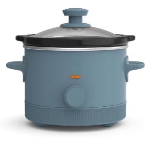 imagebella 15 Qt Slow Cooker with 3 Heat Manual Control Ceramic Nonstick Coating Dishwasher Safe Stoneware Pot and Tempered Glass Lid Tangle Free Cord Wrap ampamp Cool Touch Handles BlossomSurf