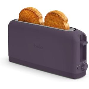 imagebella 2 Slice Slim Toaster Fitsanywhere Kitchenware 6 Setting Shade Control with Reheat ampamp Cancel Buttons Fits sourdough 10 Long Slot Anti Jam ampamp Auto Shutoff 900 Watt OatmilkPlum