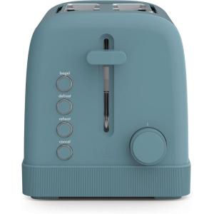 imagebella 2 Slice Toaster 6 Setting Shade Control w Reheat Cancel Bagel ampamp Defrost Buttons Removable Crumb Tray Anti Jam ampamp Auto Shutoff Auto Centering Guides ampamp Cord Wrap 900 Watt BlossomSurf