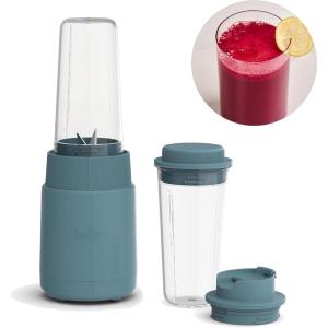 imagebella 6 Pcs Portable Rocket Blender Juicer ampamp Smoothie Maker Press ampamp Twist Design EverGood ampamp BPA Free Dishwasher Safe Parts 4 Tip Stainless Steel Blade Cord Wrap 240 Watt Motor OatmilkSurf