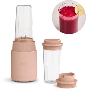 imagebella 6 Pcs Portable Rocket Blender Juicer ampamp Smoothie Maker Press ampamp Twist Design EverGood ampamp BPA Free Dishwasher Safe Parts 4 Tip Stainless Steel Blade Cord Wrap 240 Watt Motor OatmilkBlossom