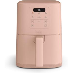 imagebella 6 Qt Slim Air Fryer Fitsanywhere Kitchenware EverGood Ceramic Nonstick Coating Adjustable Temperature 6 Preset Cooking Options 60 Min Auto Shutoff w Audible Tone 5lb Capacity OatmilkBlossom