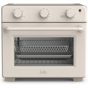 imagebella Air Fry Toaster Oven 7 Preset Cooking Options DishwasherSafe EverGood Coated Trays Included 60Minute Auto Shutoff w Audible Timer Power Indicator Light 1700 Watt OatmilkOatmilk