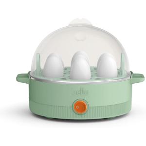 imagebella Electric Egg Cooker 7 Eggs Capacity Tray Single Stack for Poached Scrambled Hard Medium ampamp Soft Boiled Eggs Omelets and Steamed Dumplings Auto Shutoff 360 Watt BlossomSeaglass