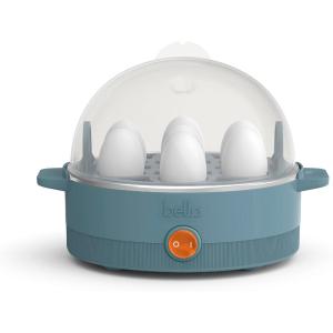 imagebella Electric Egg Cooker 7 Eggs Capacity Tray Single Stack for Poached Scrambled Hard Medium ampamp Soft Boiled Eggs Omelets and Steamed Dumplings Auto Shutoff 360 Watt BlossomSurf