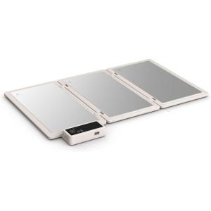 imagebella Fold ampamp Store Warming Tray Fitsanywhere Kitchenware Touchscreen Controls w Adjustable Temperature ampamp Timer 248 to 83 wide Auto Shutoff ampamp Stainless Steel Warming Pads 300 Watt Oatmilk