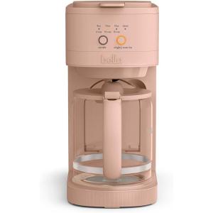 imagebella VersaBrew 2in1 Coffee Maker KCup compatible Brew 3 Sizes Carafes ampamp Single Serve Cups Dishwasher Safe Reusable Filter ampamp Filter Holder Iced Coffee Function 60oz Tank OatmilkBlossom